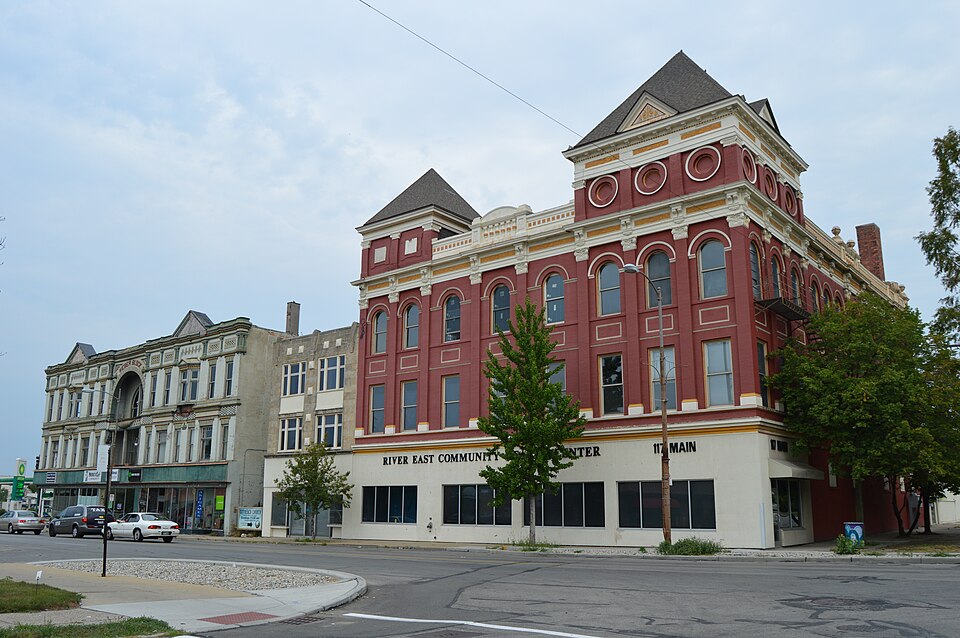 Photograph of East Side Commercial Block