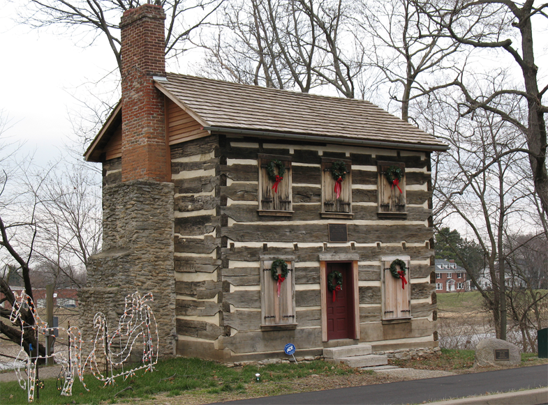 Photograph of Old Log Post Office
