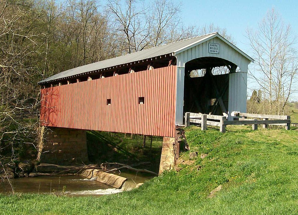 Photograph of Harra Covered Bridge