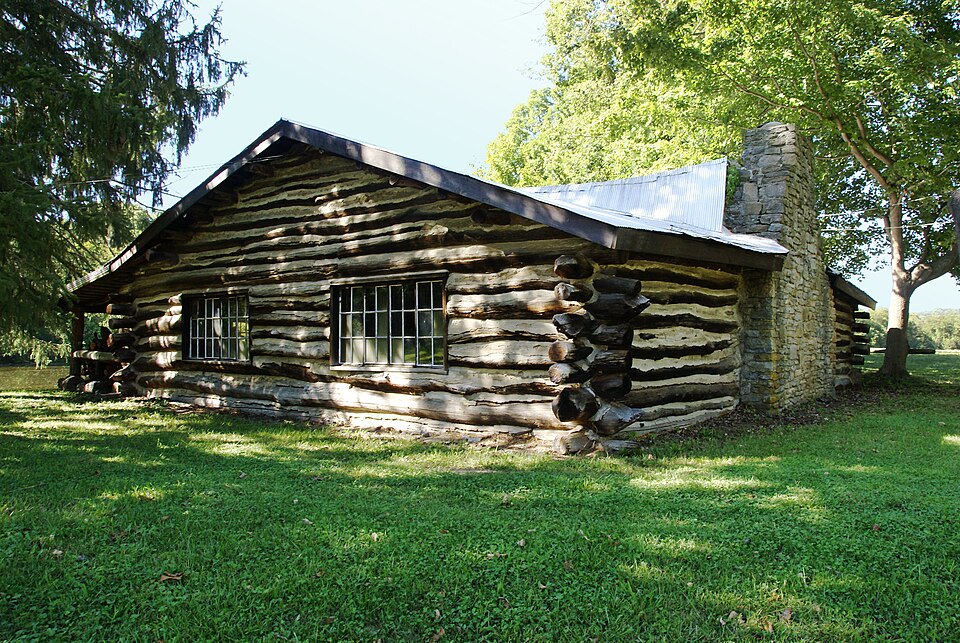 Photograph of Pfarr Log House