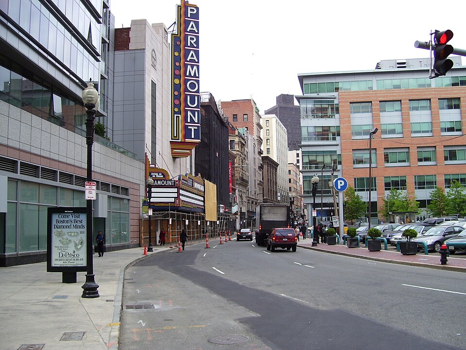 Photograph of Washington Street Theatre District