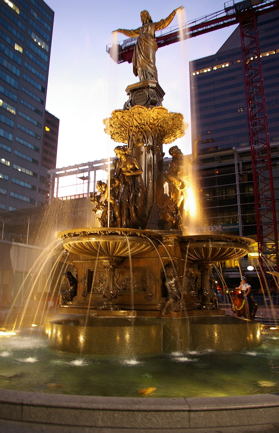 Photograph of Tyler Davidson Fountain