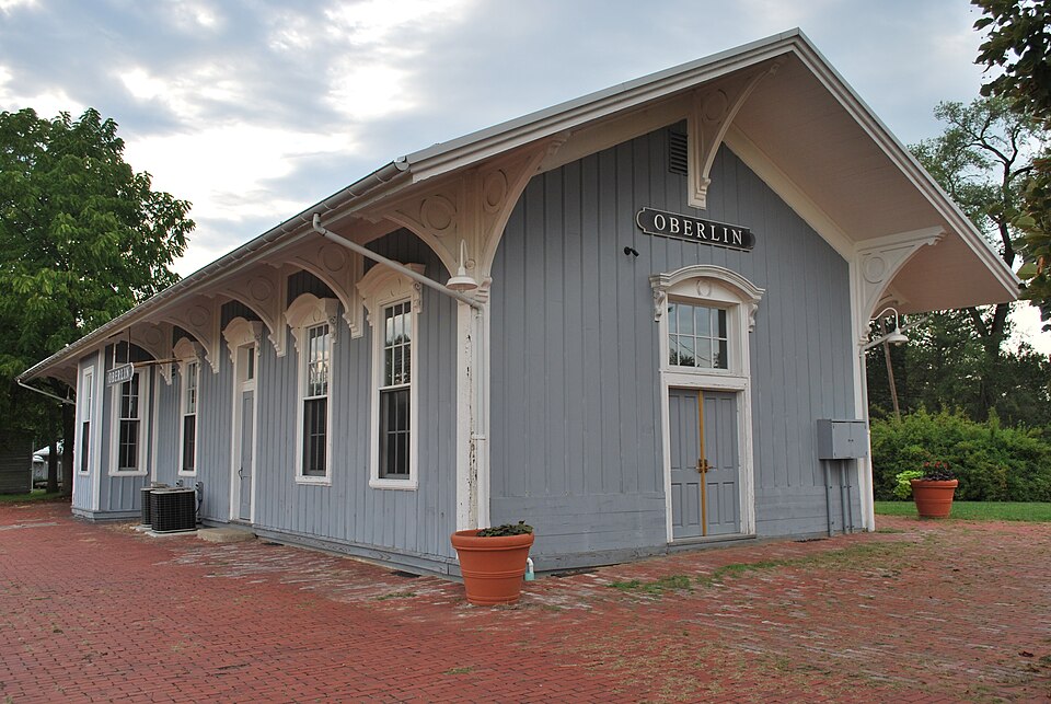 Photograph of Oberlin Lake Shore and Michigan Southern Station