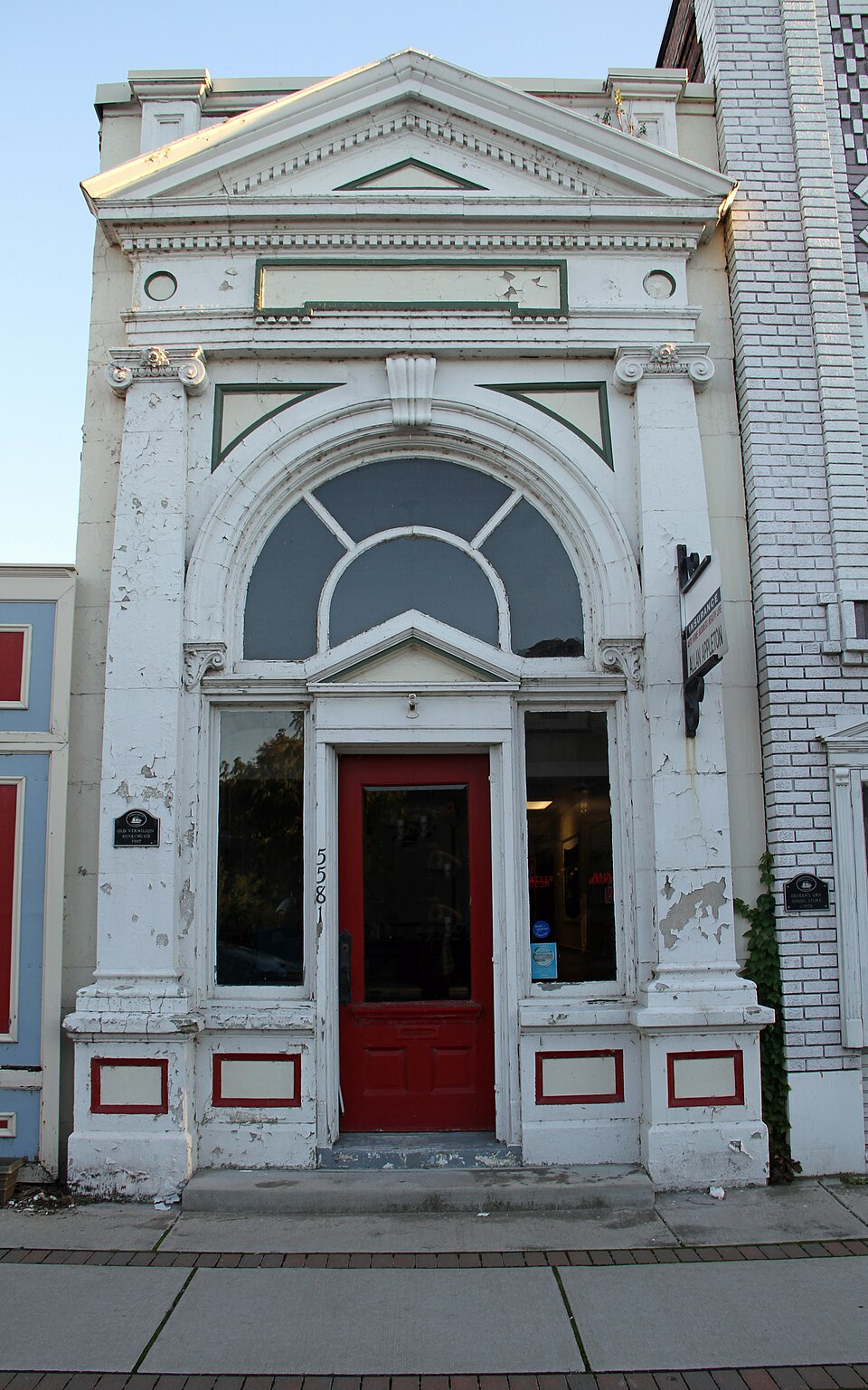 Photograph of Old Vermilion Banking Company Building