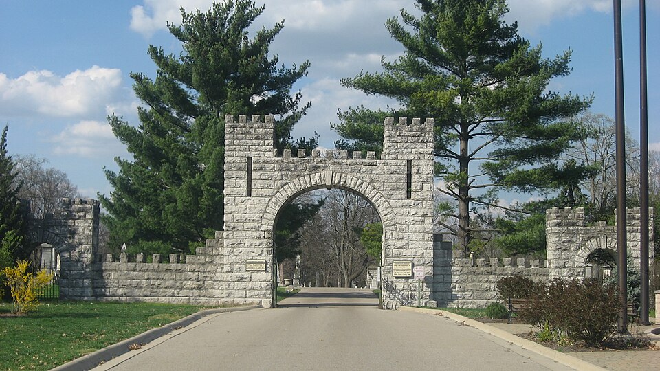 Photograph of Lebanon Cemetery Entrance Arch