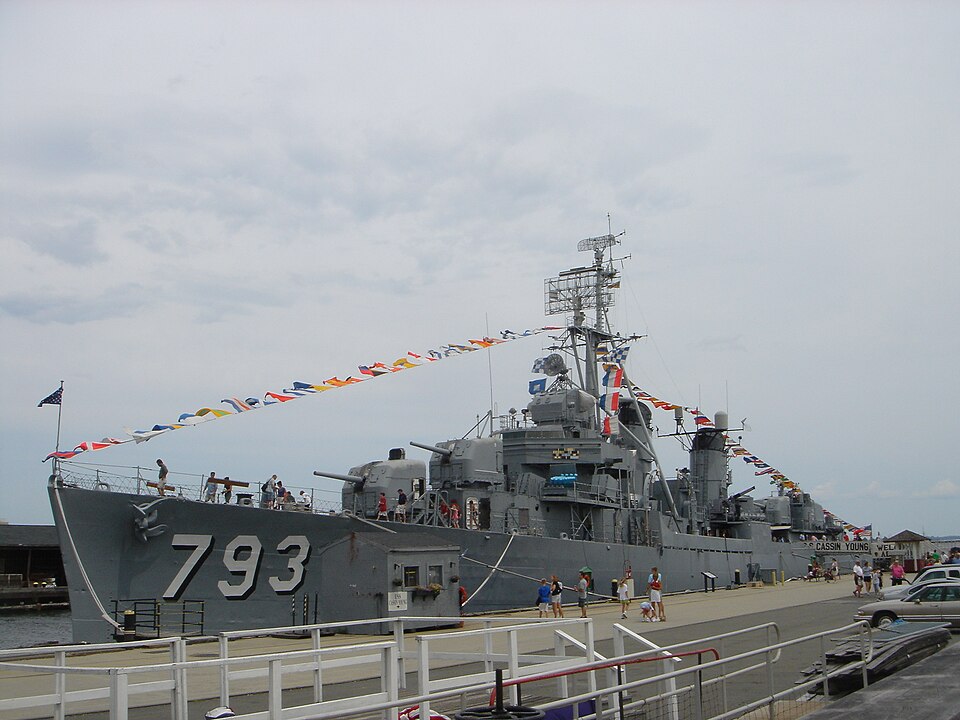 Photograph of USS Cassin Young