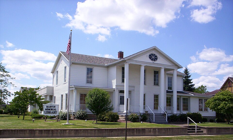 Photograph of Marvin Memorial Library