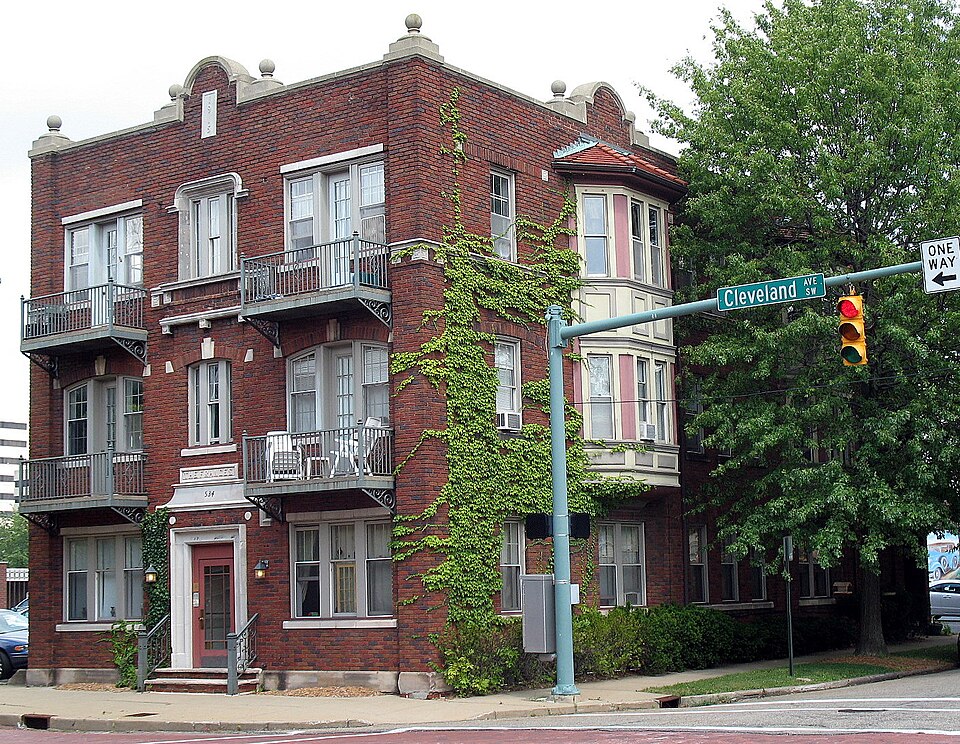 Photograph of Frances Apartment Building