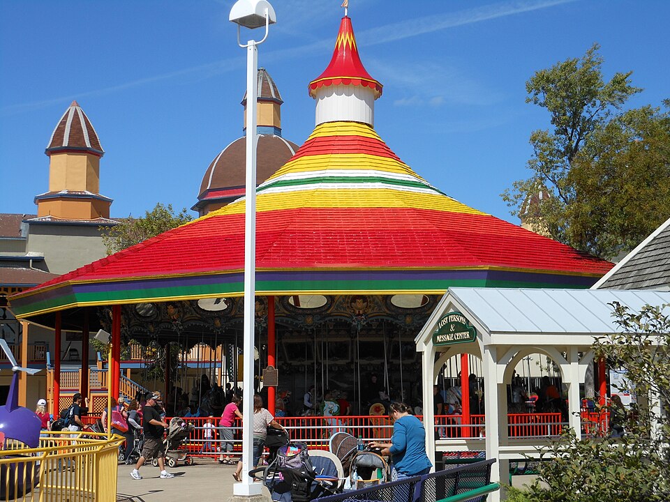 Photograph of William H. Dentzel 1924 Carousel