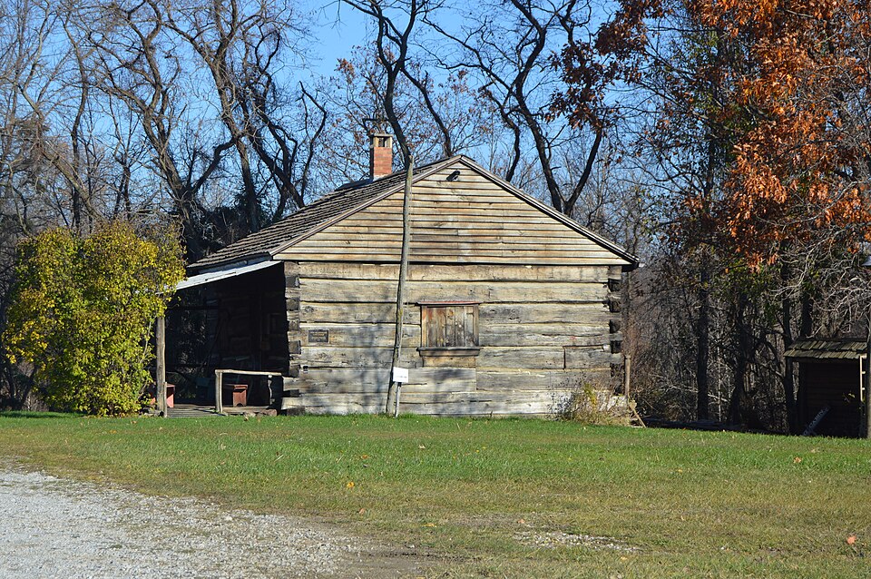 Photograph of Blakeslee Log Cabin