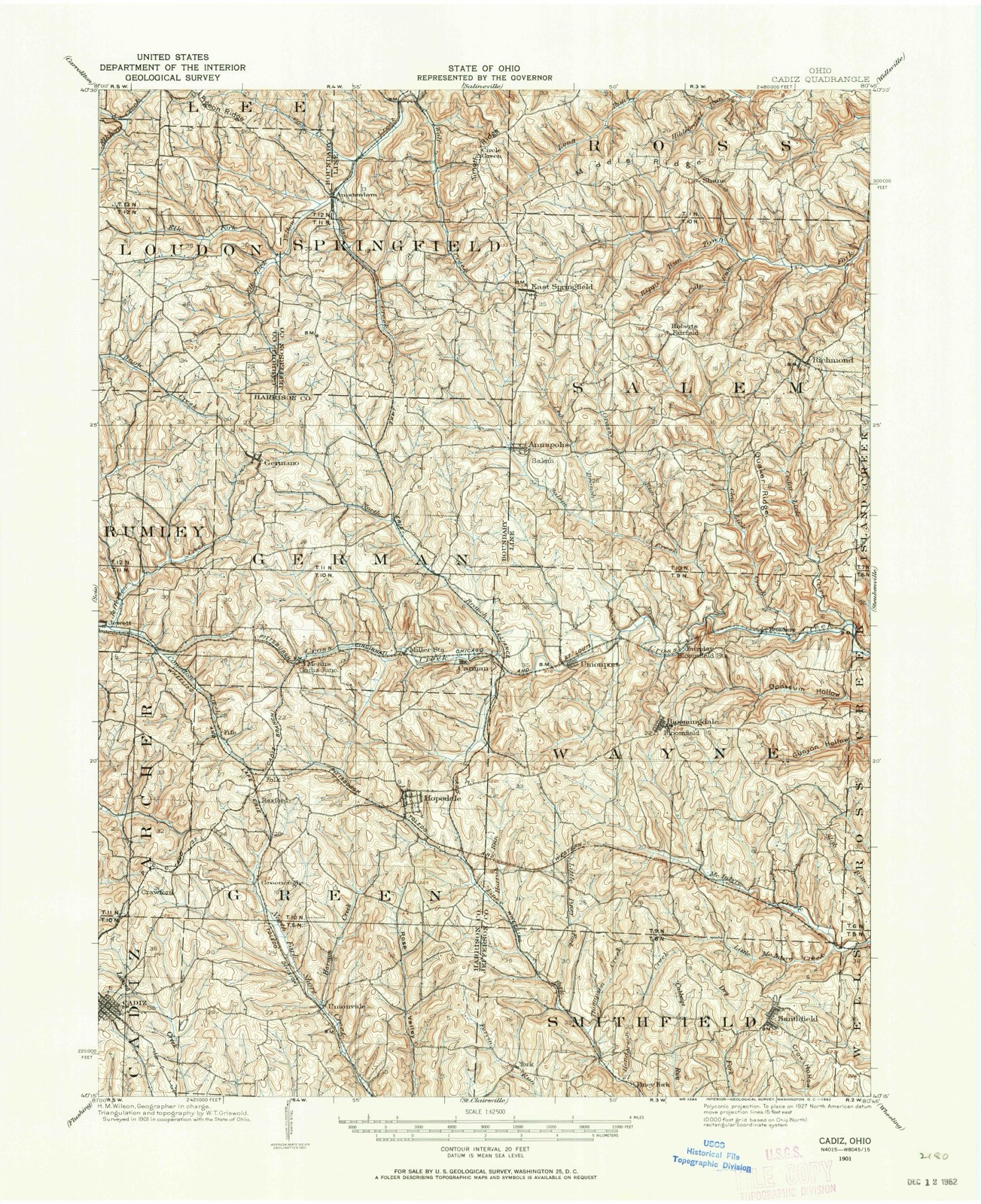 Topographic sheet of Narva, surveyed 1901