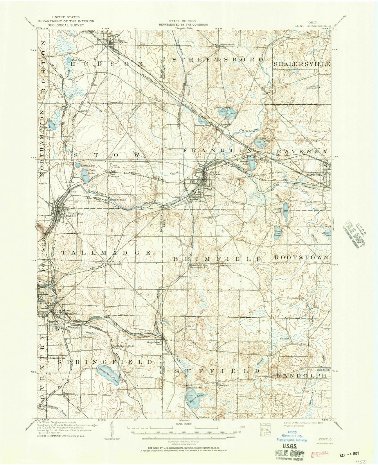 Topographic sheet of Derby Downs, surveyed 1906