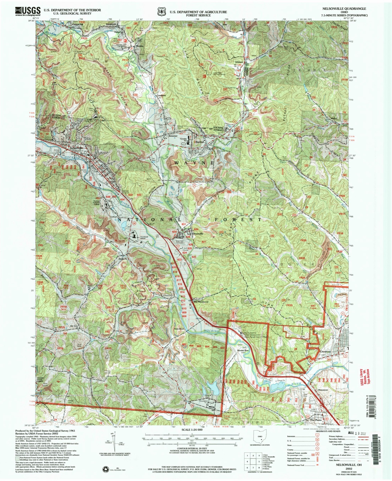 Topographic sheet of Orbiston, surveyed 2002