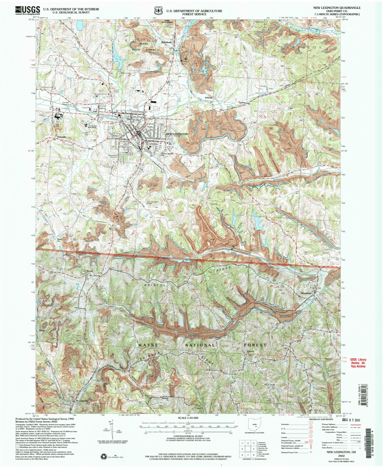 Topographic sheet of Dixie, surveyed 2002