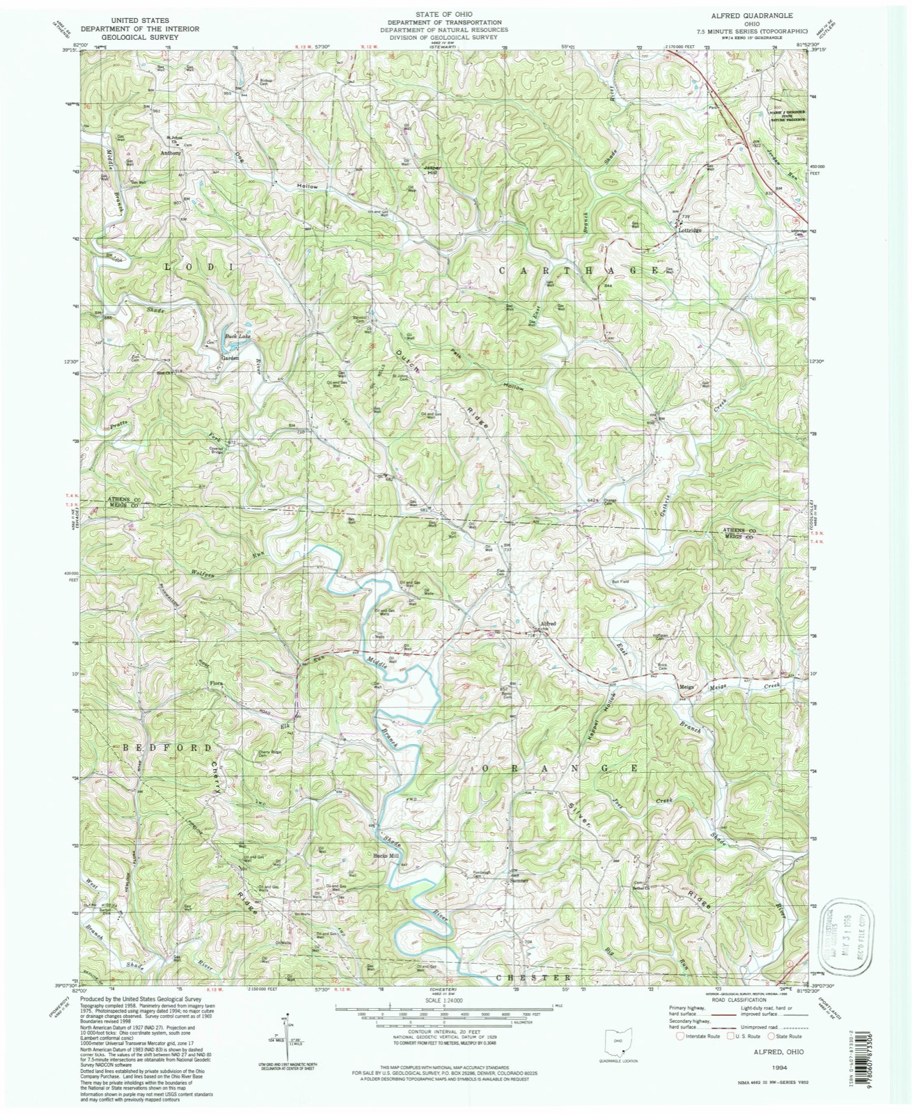 Topographic sheet of Sumner, surveyed 1994