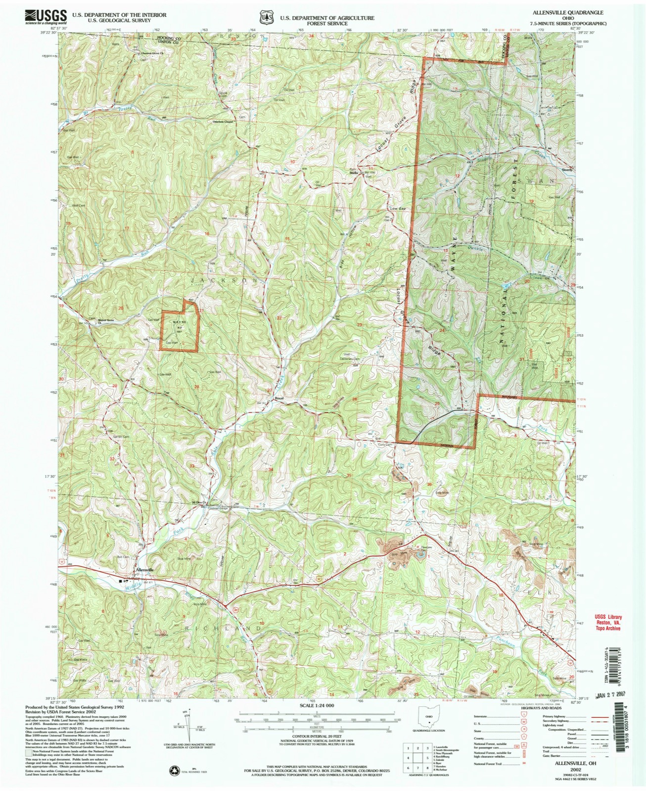 Topographic sheet of Stella, surveyed 2002