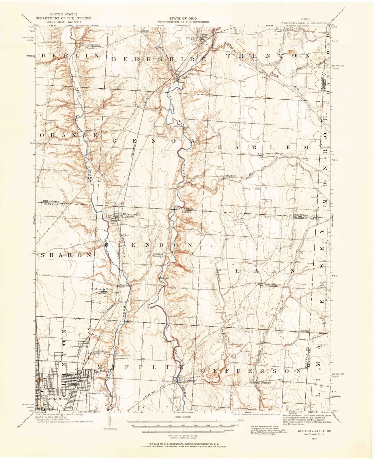 Topographic sheet of Galena, surveyed 1902