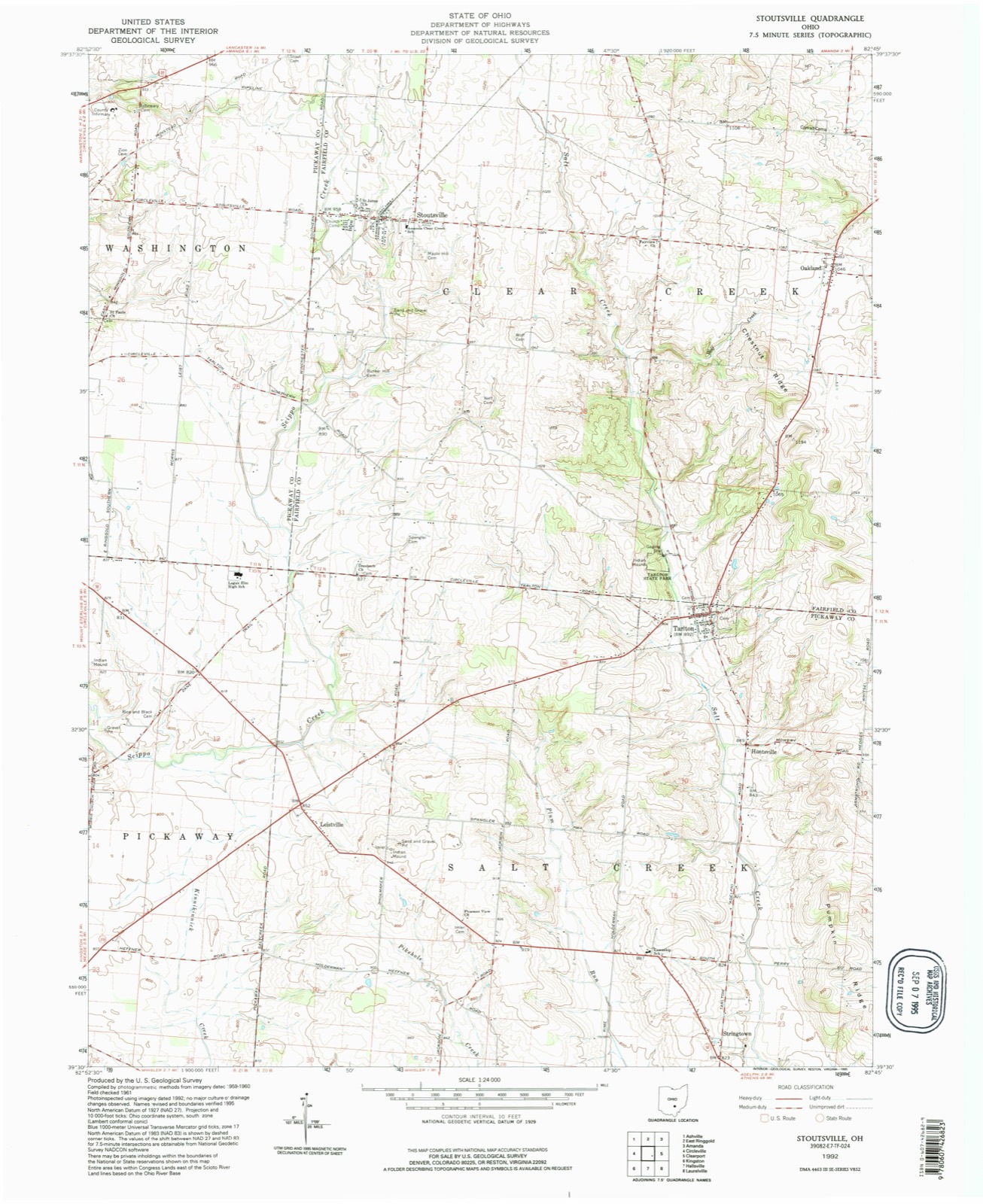 Topographic sheet of Huntsville, surveyed 1992