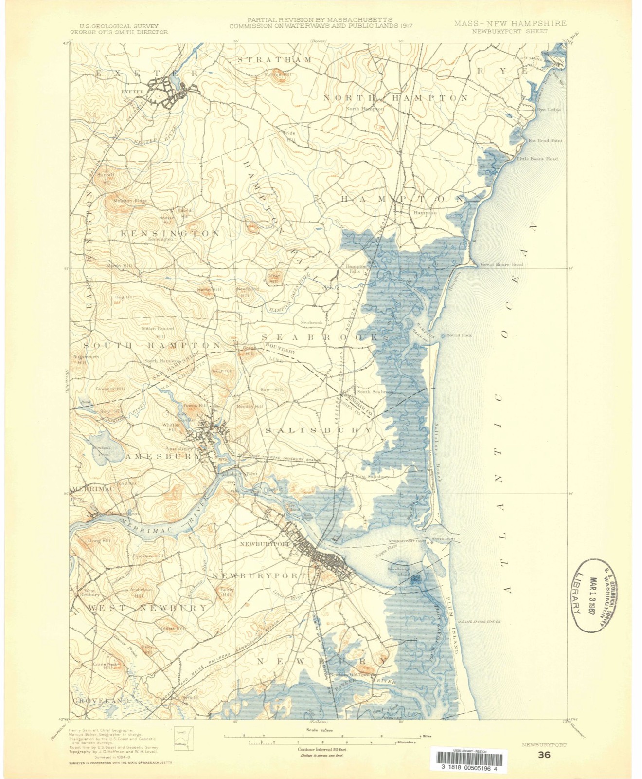 Topographic sheet of Joppa, surveyed 1888