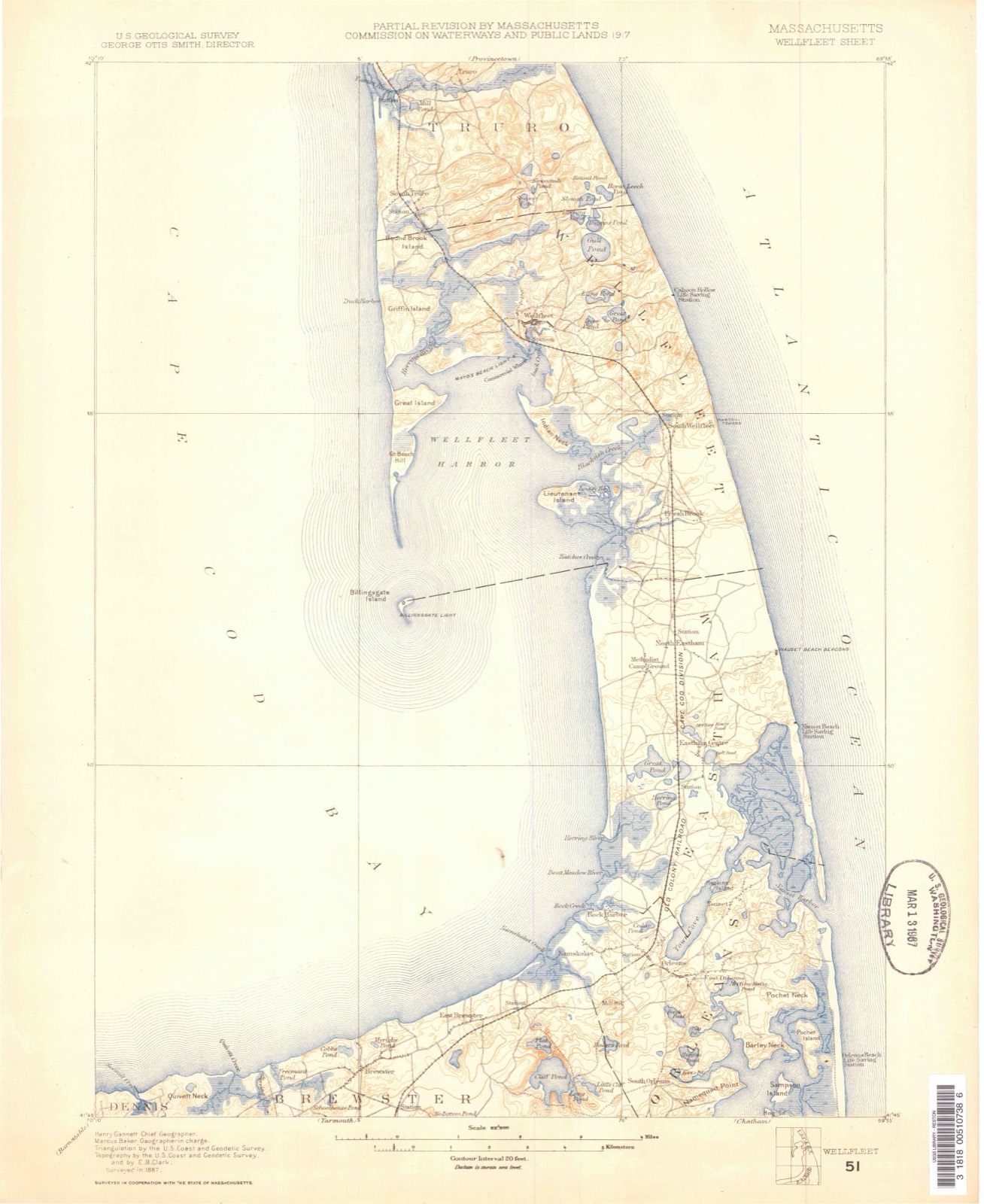 Topographic sheet of Tonset, surveyed 1887