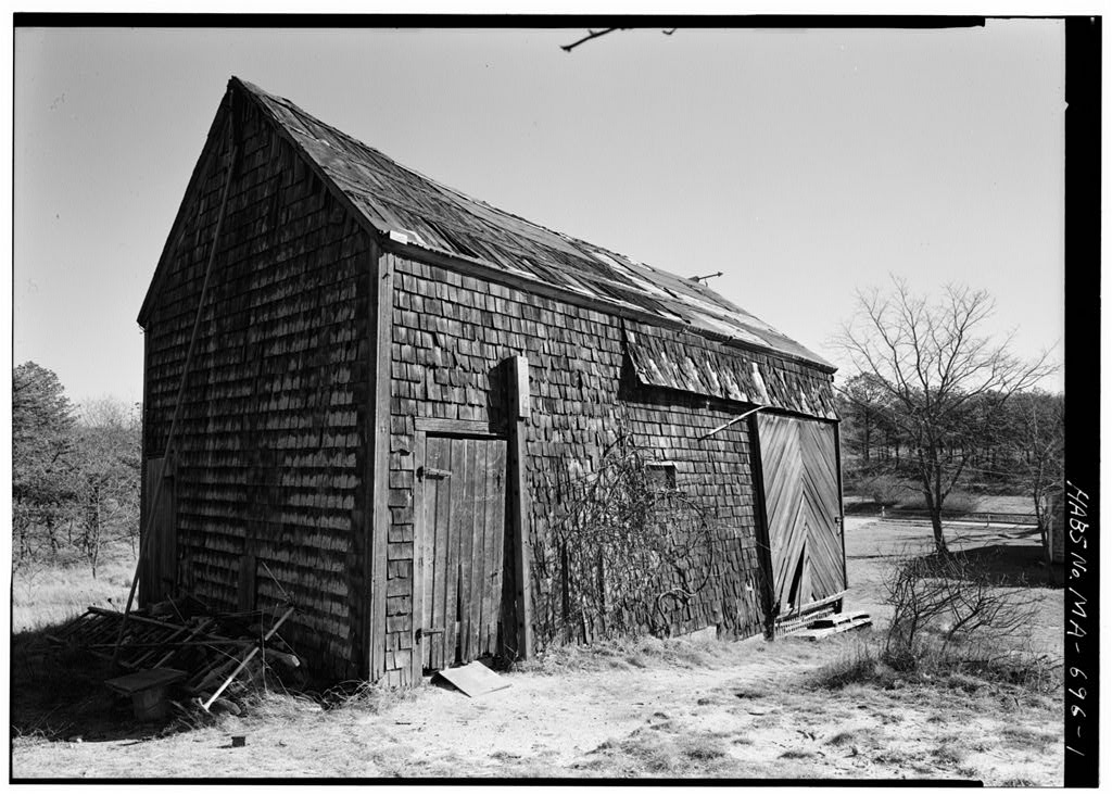 Daniel P. Higgins Barn, Higgins Hollow Road, Truro, Barnstable County, MA, photograph filed with the federal survey
