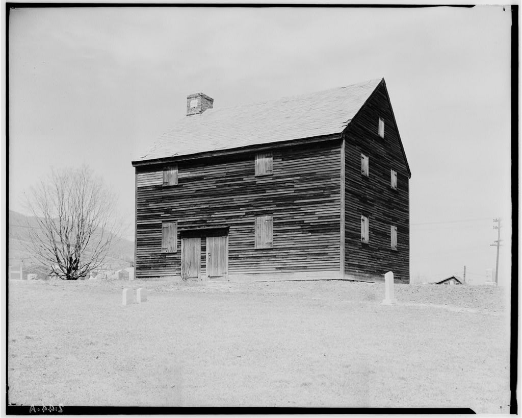 Society of Friends Meetinghouse, West Road & Maple Street, Adams, Berkshire County, MA, photograph filed with the federal survey