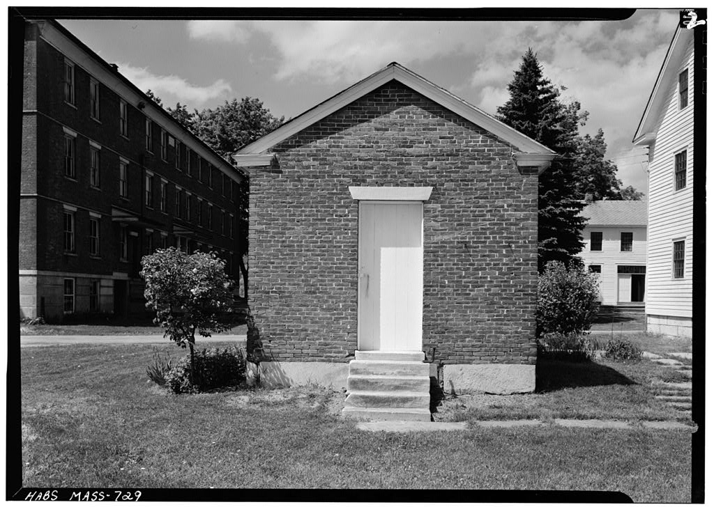Shaker Ministry's Washhouse, photograph filed with the federal survey