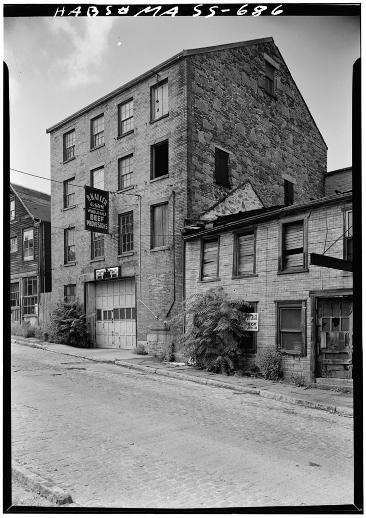 John Harrison Building, 23 Centre Street, New Bedford, Bristol County, MA, photograph filed with the federal survey