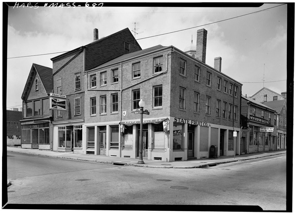 Charles Russell Building, Union & Water Streets, New Bedford, Bristol County, MA, photograph filed with the federal survey