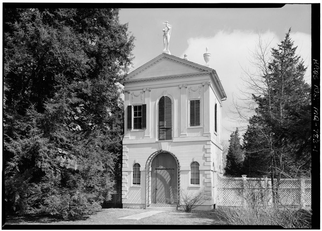 Derby Summer House, Glen Magna Estate (moved from Elias Derby Farm, Peabody, MA), Danvers, Essex County, MA, photograph filed with the federal survey