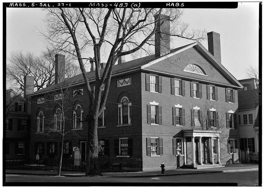 Hamilton Hall, photograph filed with the federal survey
