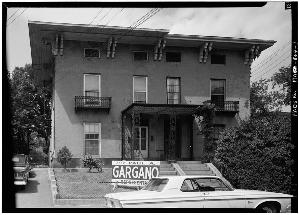 Ezra Deane House, 21-23 Fayette Street, Cambridge, Middlesex County, MA, photograph filed with the federal survey