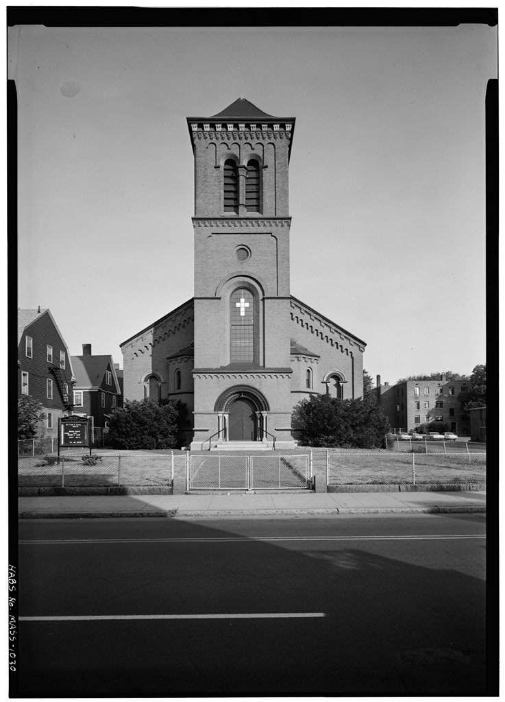 First Evangelical Congregational Church, photograph filed with the federal survey