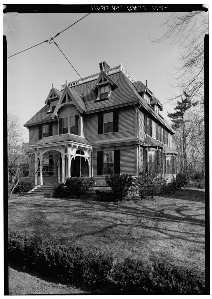 Frances M. Mackay House, photograph filed with the federal survey