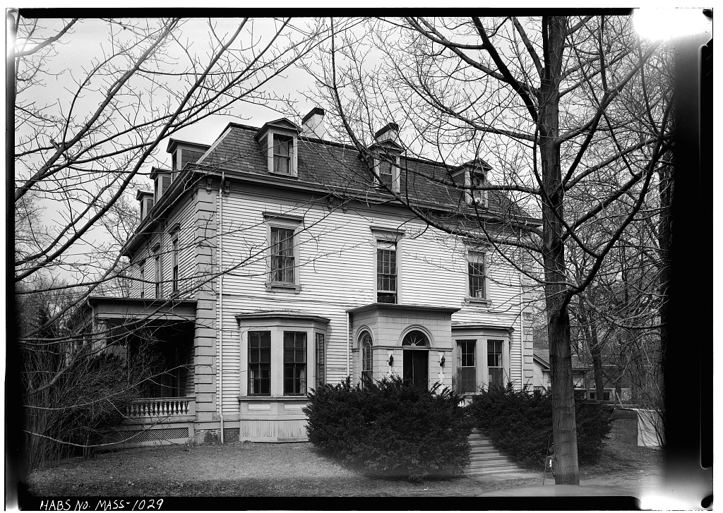 Parsons-Warner House, photograph filed with the federal survey
