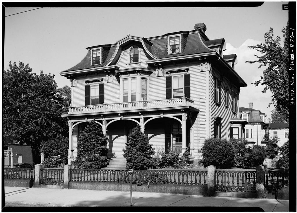 Charles Saunders House, 1627 Massachusetts Avenue, Cambridge, Middlesex County, MA, photograph filed with the federal survey