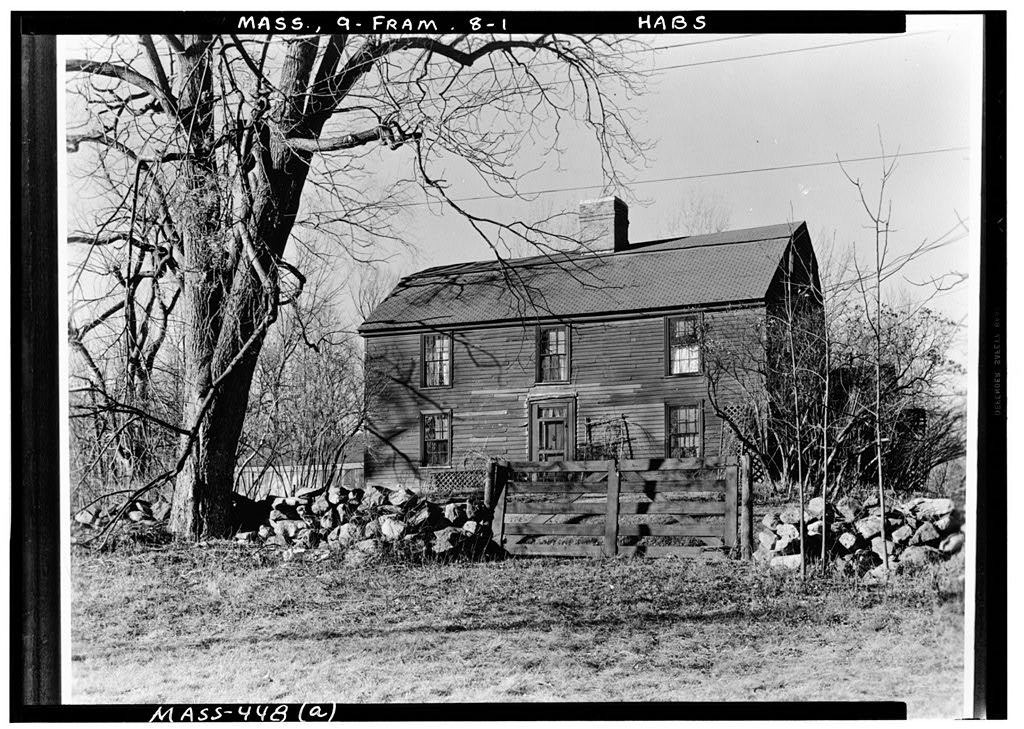 Pike-Haven-Foster House, Grove & Belknap Streets, Framingham, Middlesex County, MA, photograph filed with the federal survey