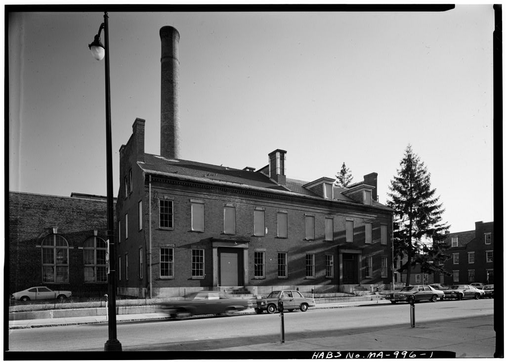 Boott & Massachusetts Cotton Mills Agents' House, 63-67 Kirk Street, Lowell, Middlesex County, MA, photograph filed with the federal survey
