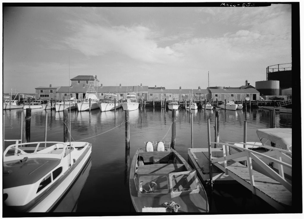 Fish Shanties, Old South Wharf, Nantucket, Nantucket County, MA, photograph filed with the federal survey