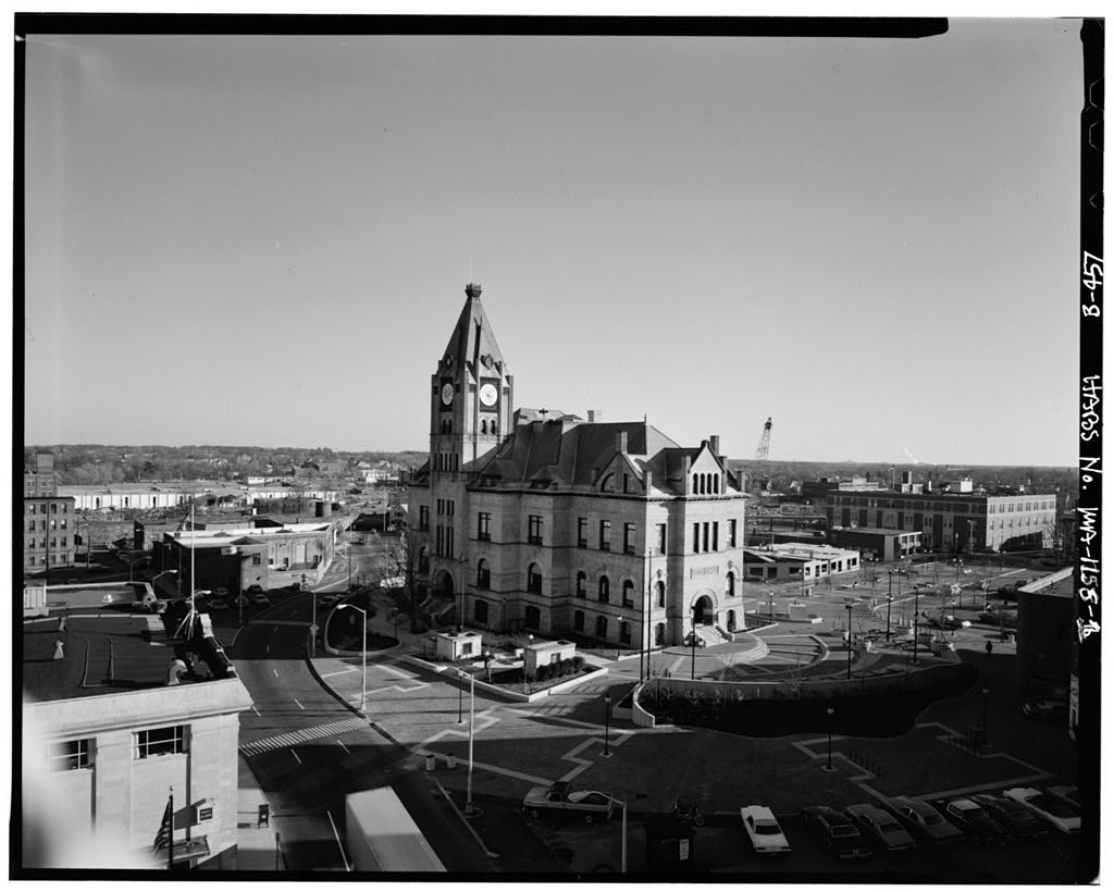 Brockton City Hall, photograph filed with the federal survey
