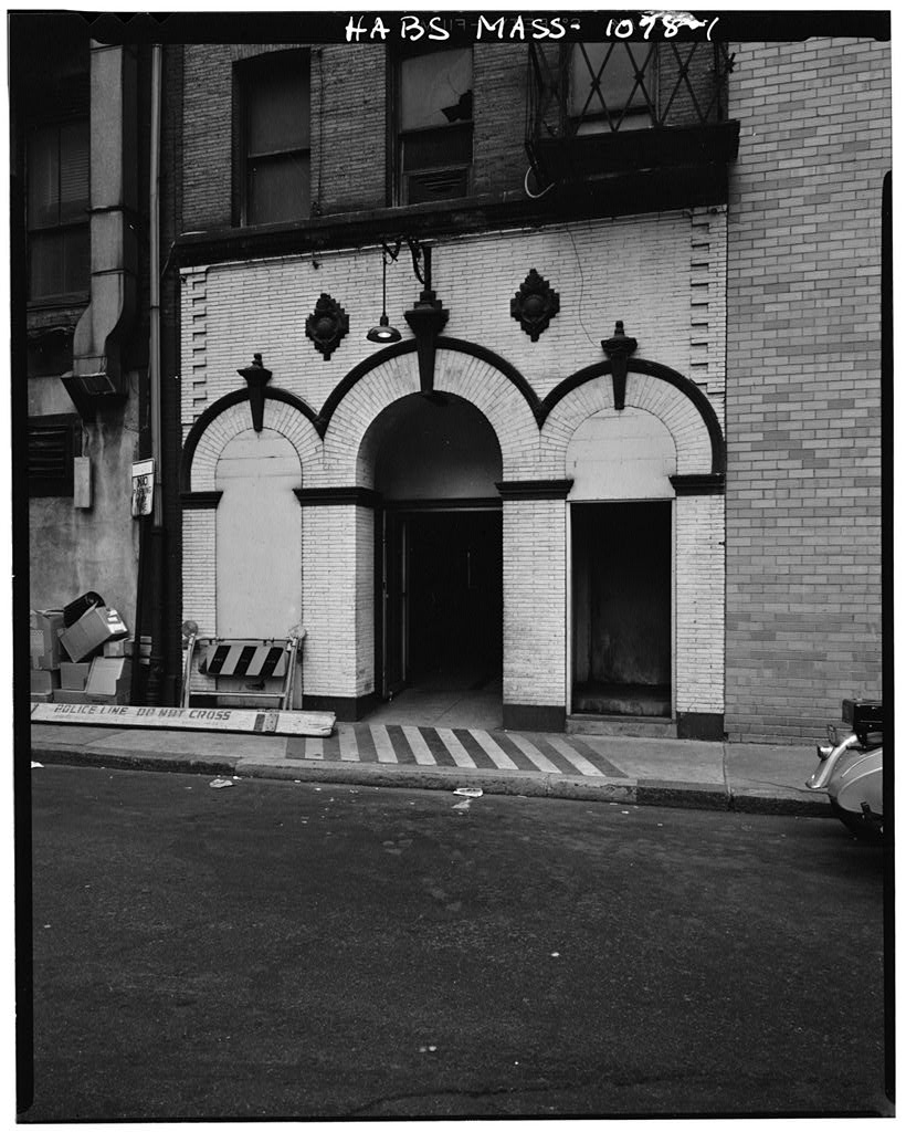 B. F. Keith Memorial Theatre, photograph filed with the federal survey