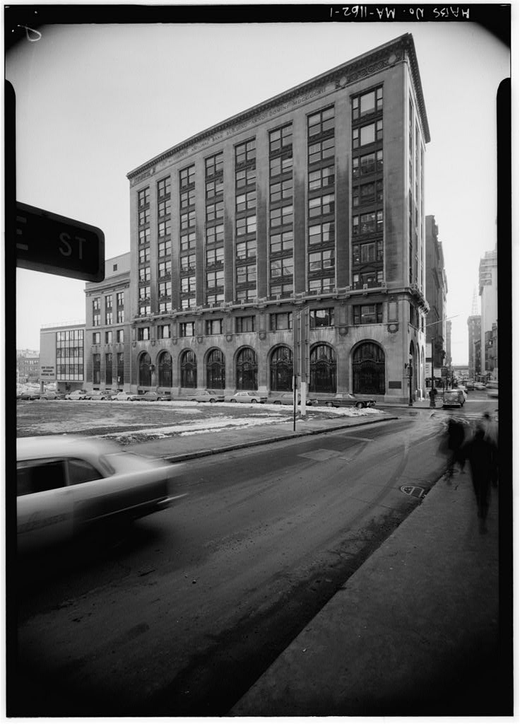 New England Merchants Bank Building, State & Congress Streets, Boston, Suffolk County, MA, photograph filed with the federal survey