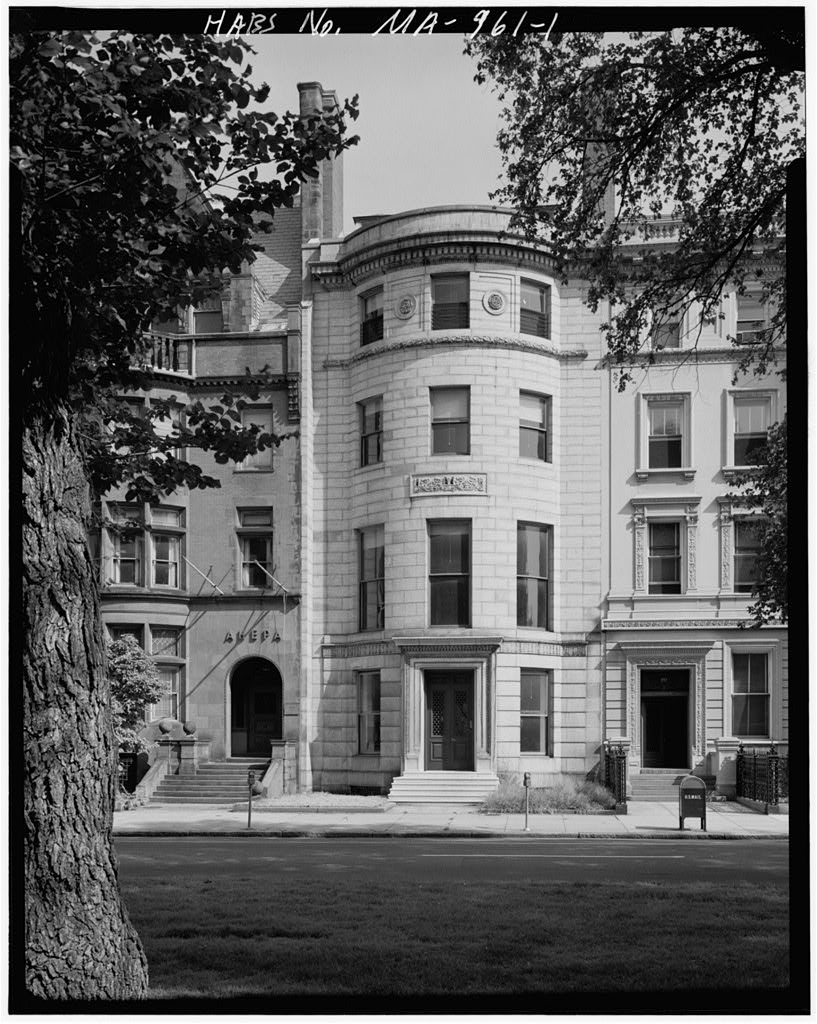 George A. Nickerson House, 303 Commonwealth Avenue, Boston, Suffolk County, MA, photograph filed with the federal survey