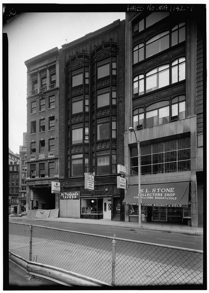 258 Washington Street (Building), Boston, Suffolk County, MA, photograph filed with the federal survey