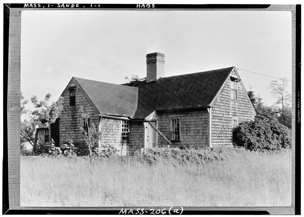 Nye House, King's Highway (U.S. Route 6), East Sandwich, Barnstable County, MA, photograph filed with the federal survey