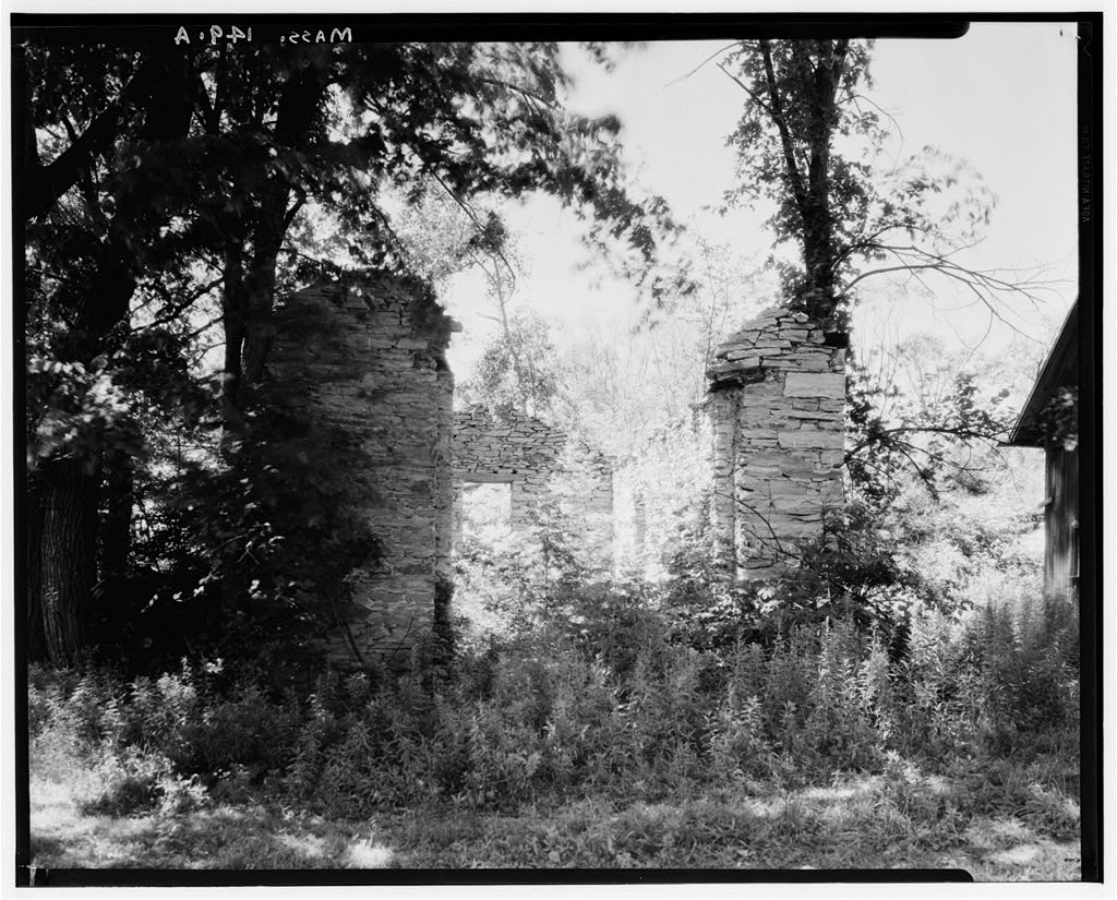 Engine House (Ruins), Mill Street, West Stockbridge, Berkshire County, MA, photograph filed with the federal survey