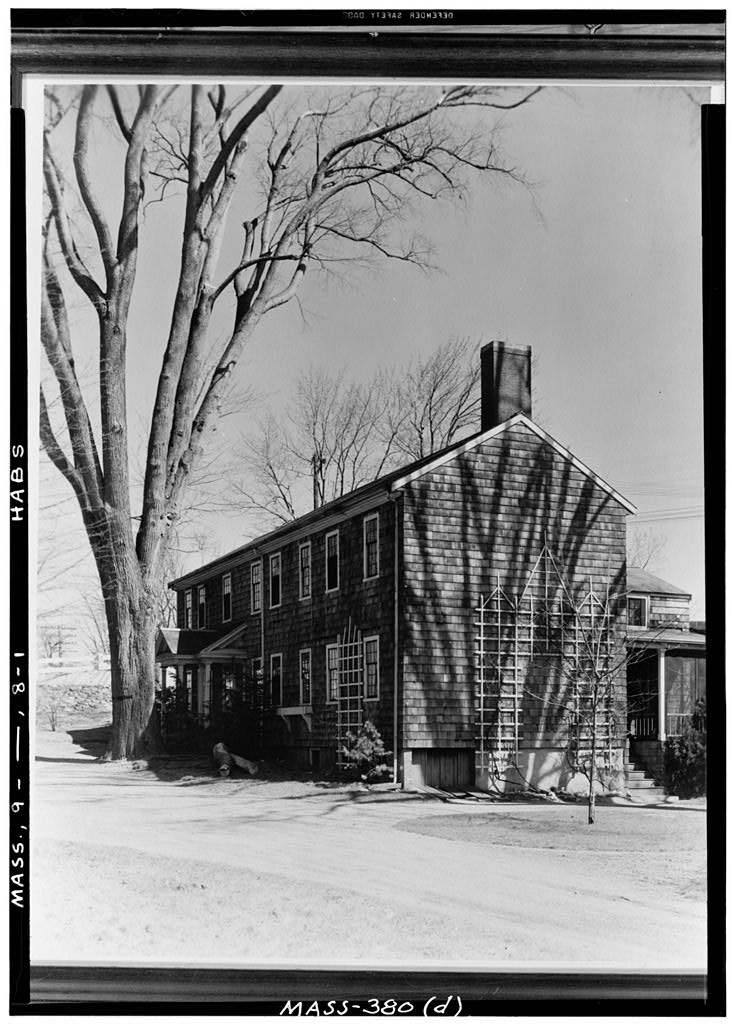 Middlesex Canal, Lock-keeper's House, Gillis Lock, Shawsheen Avenue, Wilmington, Middlesex County, MA, photograph filed with the federal survey