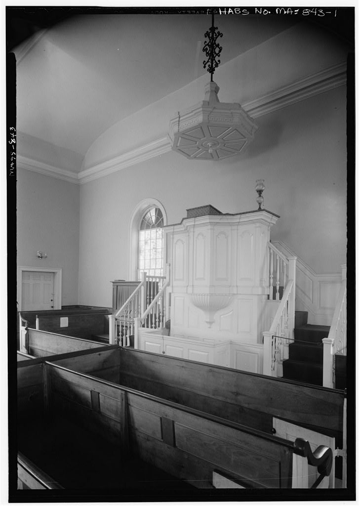 Salisbury Meetinghouse, photograph filed with the federal survey