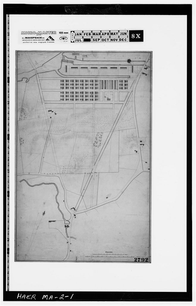 Pawtucket Canal, Pawtucket Falls vicinity, Lowell, Middlesex County, MA, photograph filed with the federal survey