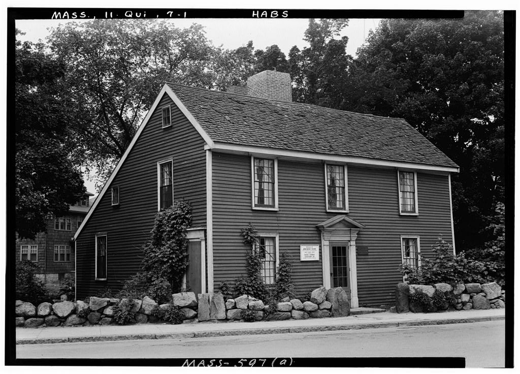 John Quincy Adams Birthplace, 141 Franklin Street, Quincy, Norfolk County, MA, photograph filed with the federal survey